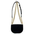 Chanel Shoulder Bag Boy Quilted Black Gold — view 3
