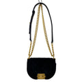 Chanel Shoulder Bag Boy Quilted Black Gold