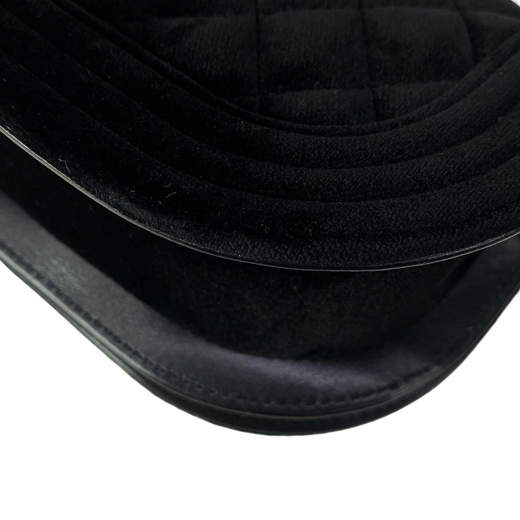 Chanel Shoulder Bag Boy Quilted Black Gold — view 8
