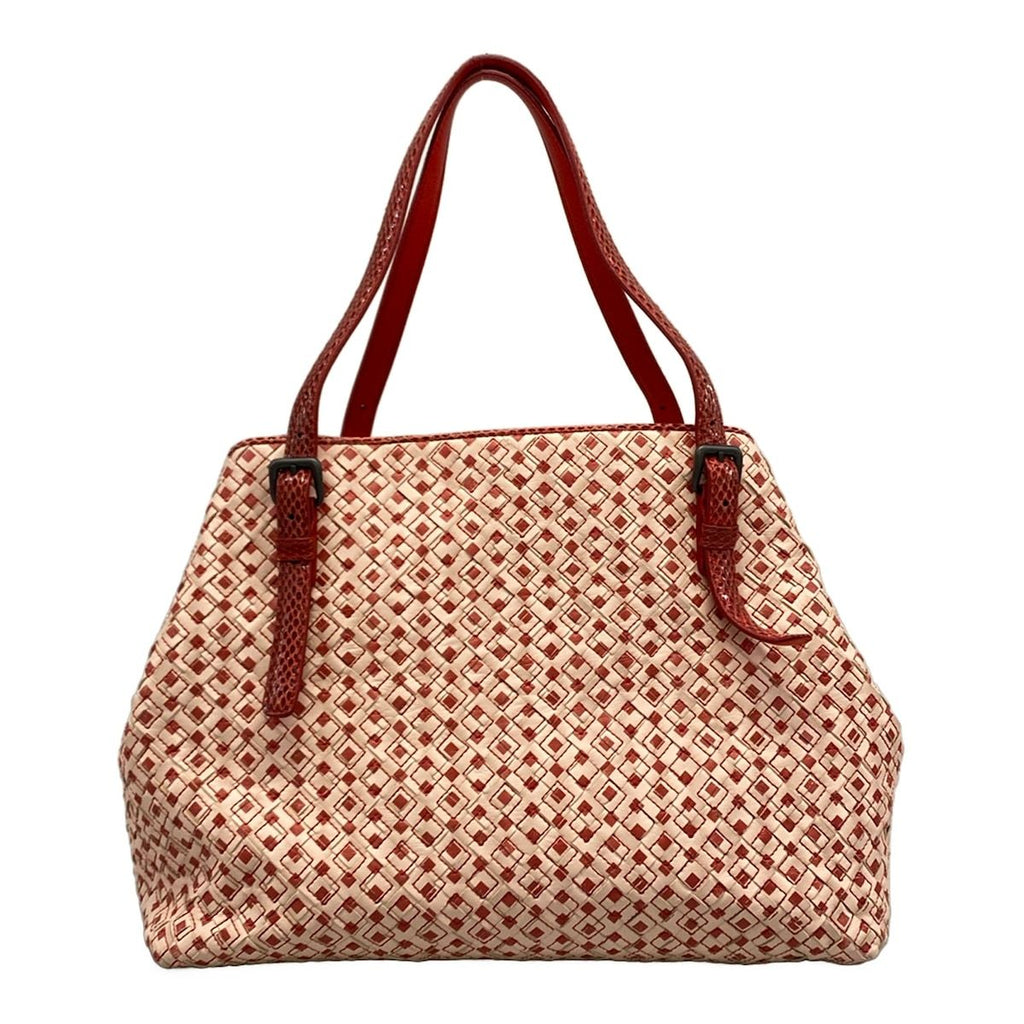 Bottega Veneta Tote Bag Chester Light Pink Red Leather — view 3