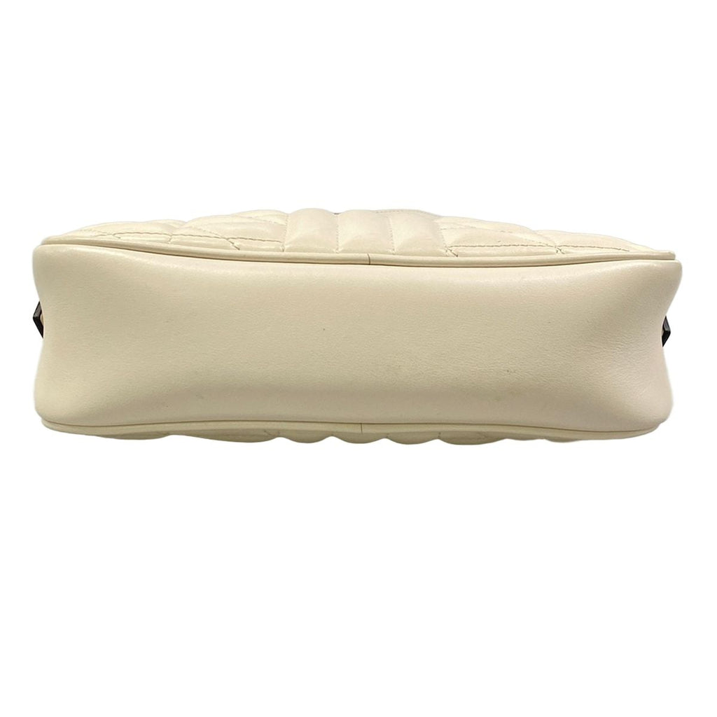 Gucci Shoulder Bag GG Marmont Ivory Chain Leather — view 5