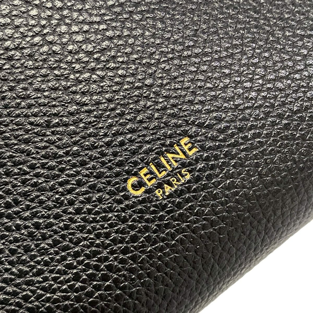 Celine Shoulder Bag Sangle Small Black — view 8