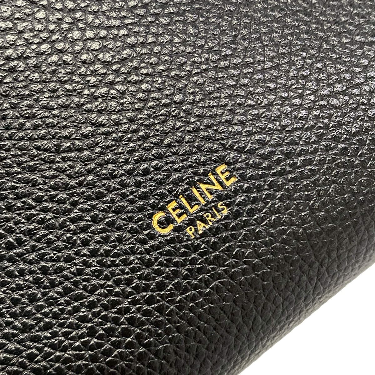 Celine Shoulder Bag Sangle Small Black — view 8