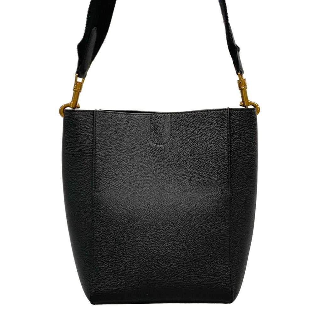 Celine Shoulder Bag Sangle Small Black — view 3