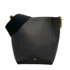 Celine Shoulder Bag Sangle Small Black