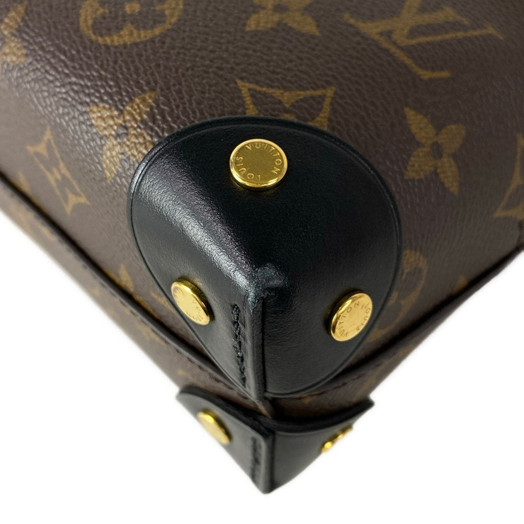 Louis Vuitton Shoulder Bag Monogram Petite Malle Souple Noir — view 8