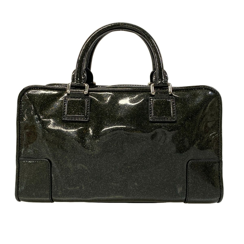Loewe Handbag Amazona 28 Black Glitter Leather — view 3