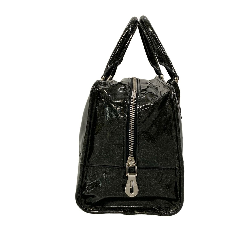 Loewe Handbag Amazona 28 Black Glitter Leather — view 2