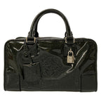 Loewe Handbag Amazona 28 Black Glitter Leather