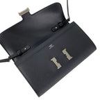 Hermes Wallet Constance to Go Black Silver — view 3