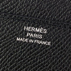 Hermes Wallet Constance to Go Black Silver — view 6