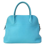 Hermes Handbag Bolide 31 Blue Atoll Silver — view 3