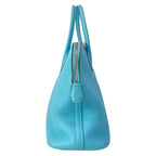 Hermes Handbag Bolide 31 Blue Atoll Silver — view 4