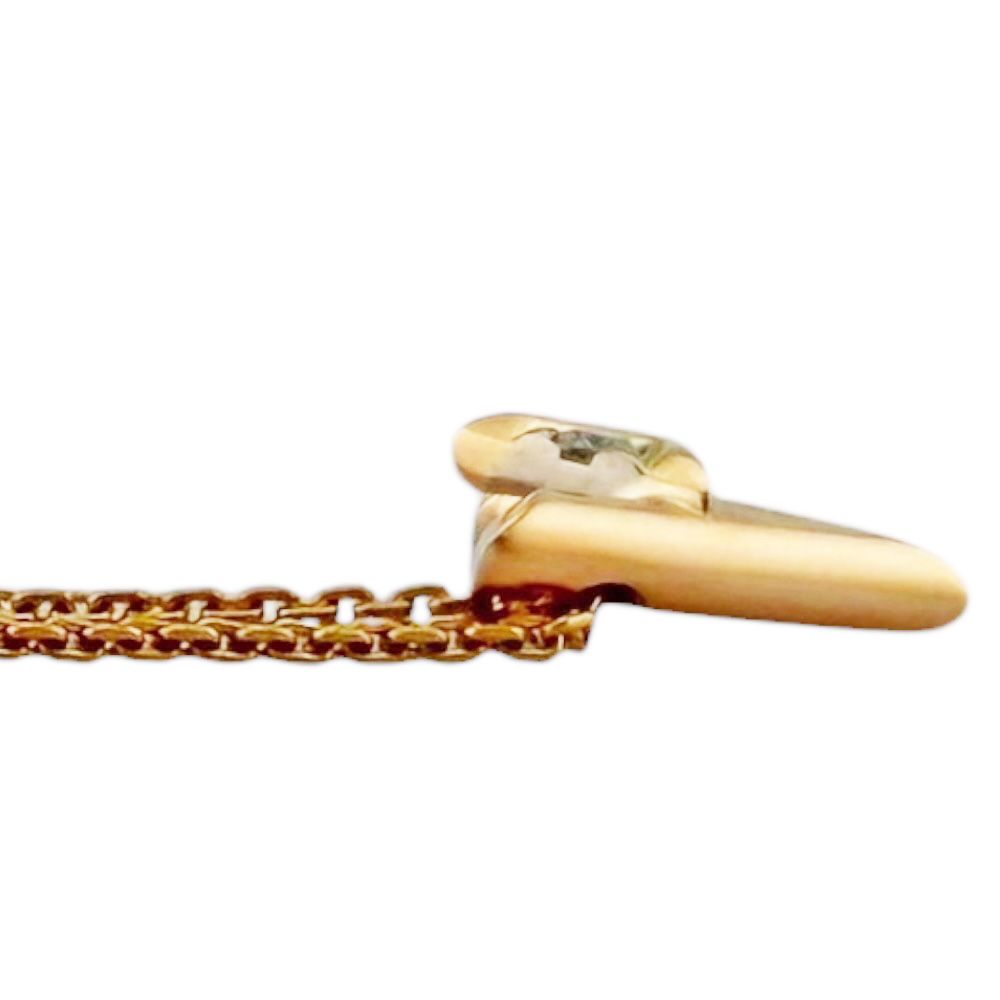 Louis Vuitton Pendentif Vault One Necklace 18k Pink Gold Diamond — view 4