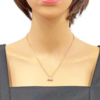 Louis Vuitton Pendentif Vault One Necklace 18k Pink Gold Diamond — view 2