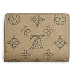 Louis Vuitton Portefeuille Clair Monogram Mahina Galet Bifold Wallet Silver — view 3