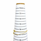 Dior Petit CD Double Bracelet Star Rhinestone Gold — view 6
