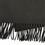 Louis Vuitton Echarpe Jhelum Cashmere 100% Noir LV Logo Embroidery Scarf — view 6