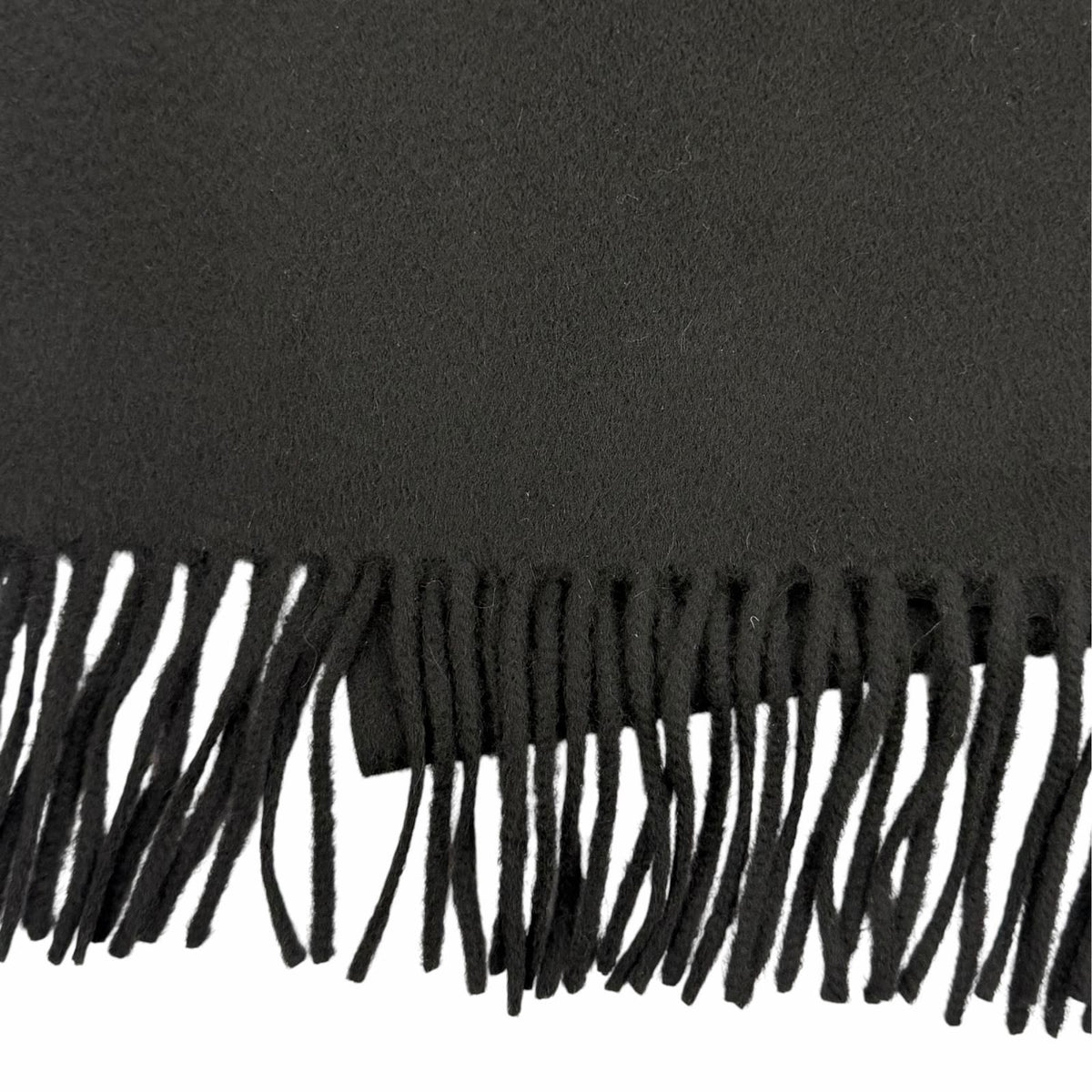Louis Vuitton Echarpe Jhelum Cashmere 100% Noir LV Logo Embroidery Scarf — view 6