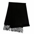 Louis Vuitton Echarpe Jhelum Cashmere 100% Noir LV Logo Embroidery Scarf