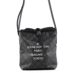 Louis Vuitton Shoulder Bag Monogram Eclipse Nano Hiroshi Fujiwara Fragment Black