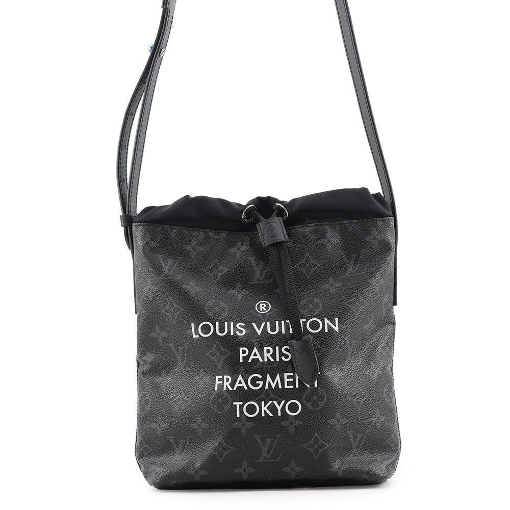 Louis Vuitton Shoulder Bag Monogram Eclipse Nano Hiroshi Fujiwara Fragment Black