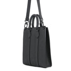 Louis Vuitton Handbag Monogram Taurillon Sac Plat Cross 2-Way Black — view 2