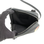 Louis Vuitton Shoulder Bag Taiga Danube Messenger Black — view 5