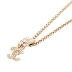 Chanel Necklace CC Logo Rhinestone I 23 — view 2