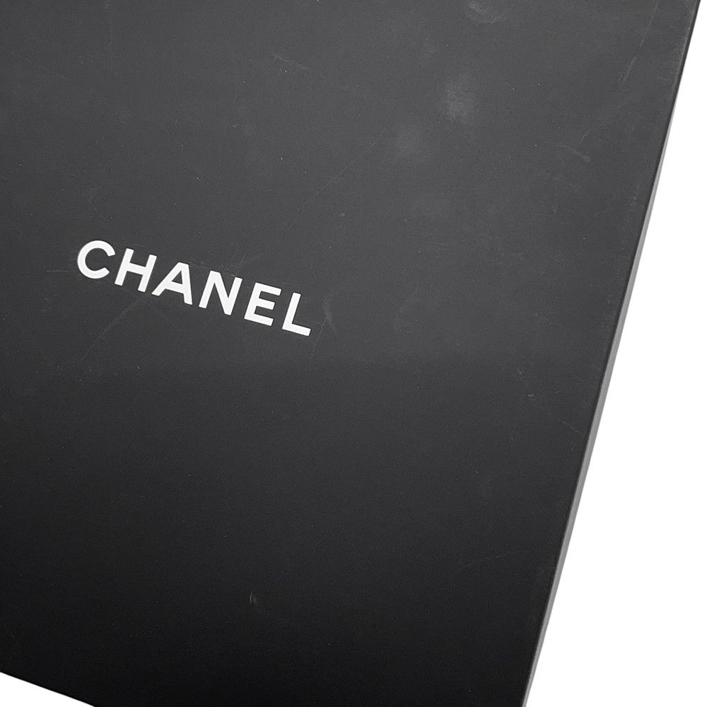 Chanel Scarf CC Logo Camellia Tweed Pattern Silk — view 4