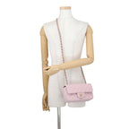 Chanel Chain Shoulder Bag Mini Quilted 20 CC Logo Tweed — view 4
