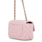 Chanel Chain Shoulder Bag Mini Quilted 20 CC Logo Tweed — view 2