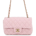 Chanel Chain Shoulder Bag Mini Quilted 20 CC Logo Tweed
