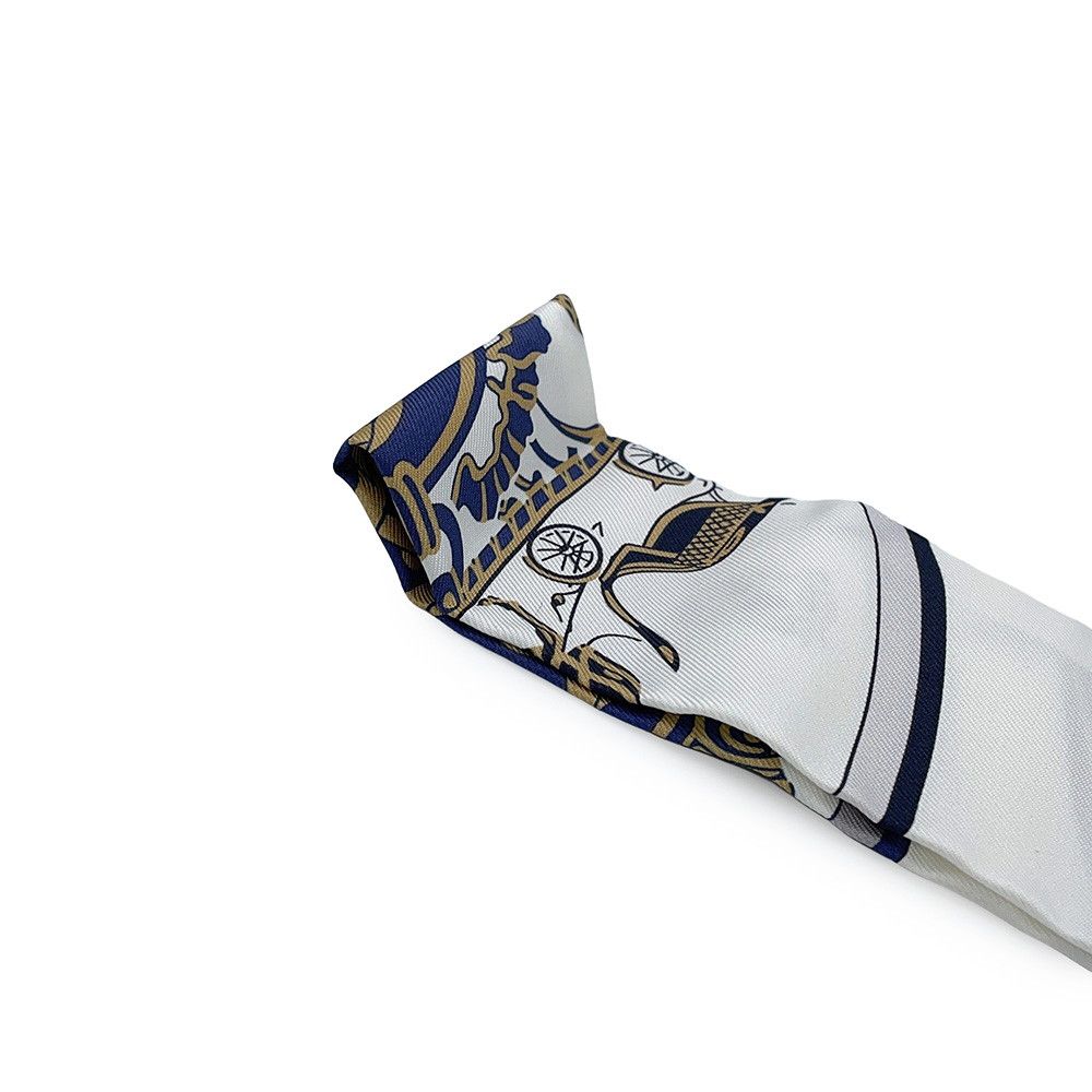 Hermes Scarf Twilly Ex-Libris Silk Twill — view 6