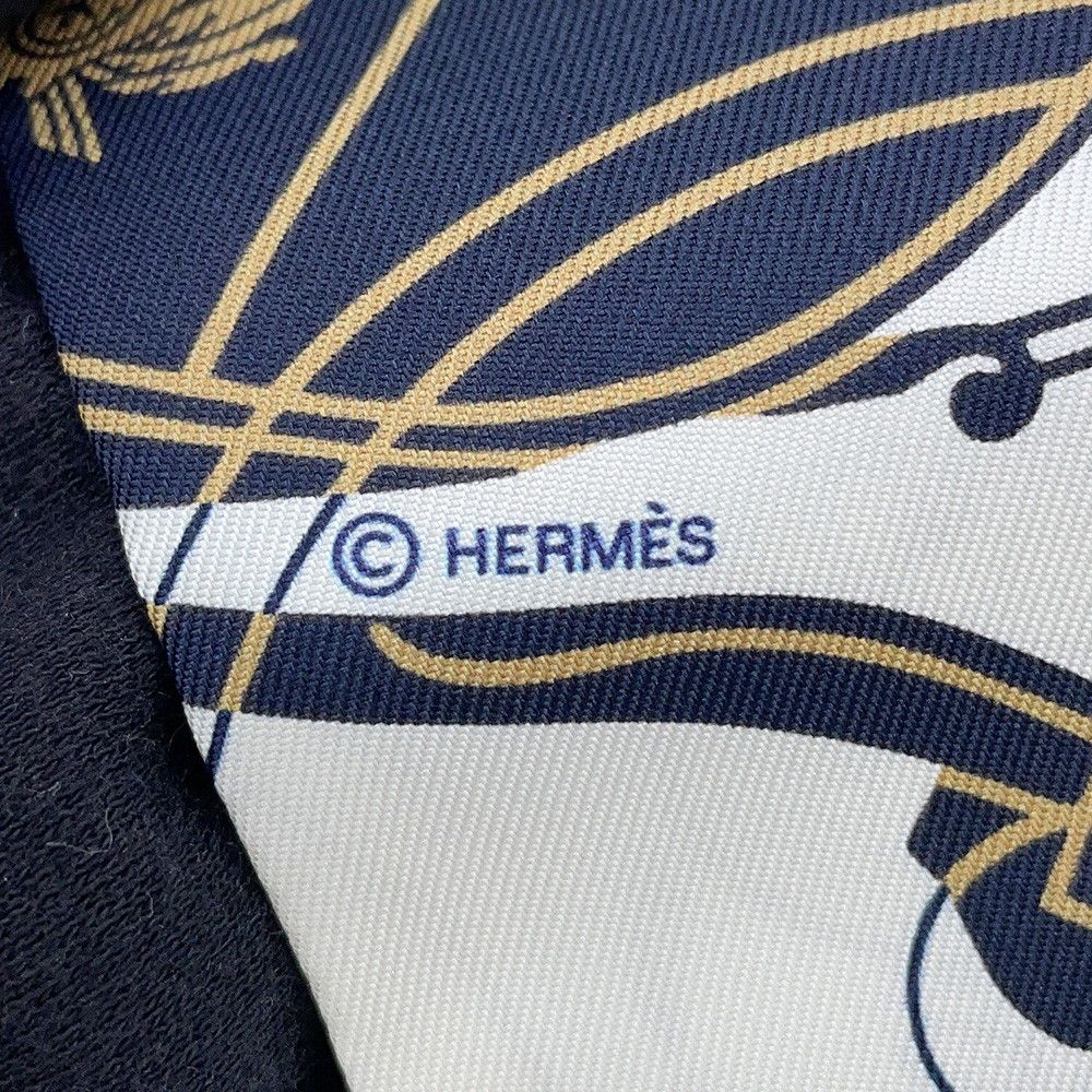 Hermes Scarf Twilly Ex-Libris Silk Twill — view 7