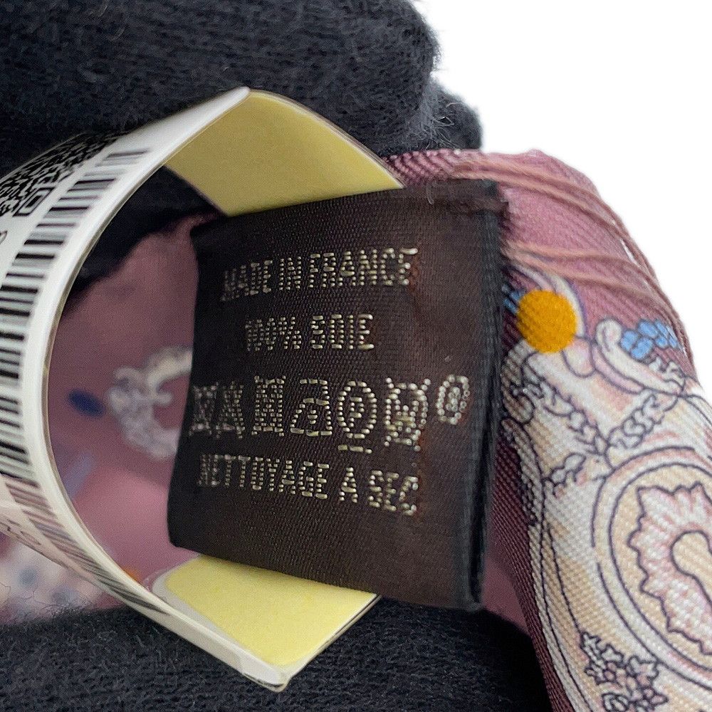 Hermes Scarf Twilly les Cles a Pois Silk Twill — view 8