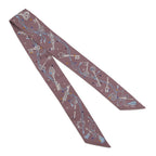 Hermes Scarf Twilly les Cles a Pois Silk Twill — view 3