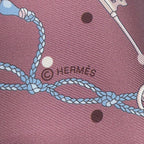 Hermes Scarf Twilly les Cles a Pois Silk Twill — view 7