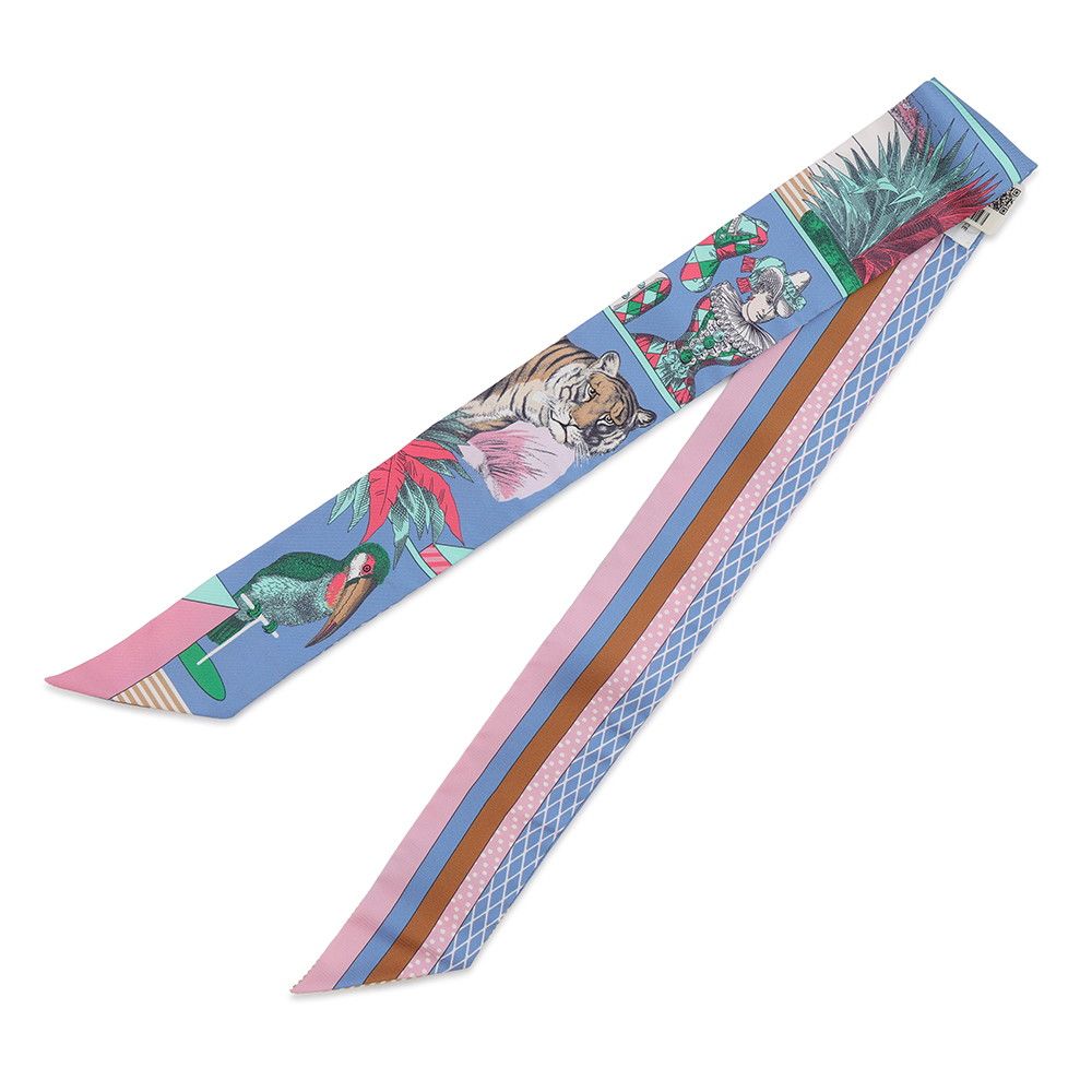 Hermes Scarf Twilly Grand Theater Nouveau Silk Twill — view 2