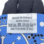 Hermes Scarf Twilly Bandween Sky and Sea Bandana Entre Ciel Et Mer Silk Twill — view 8