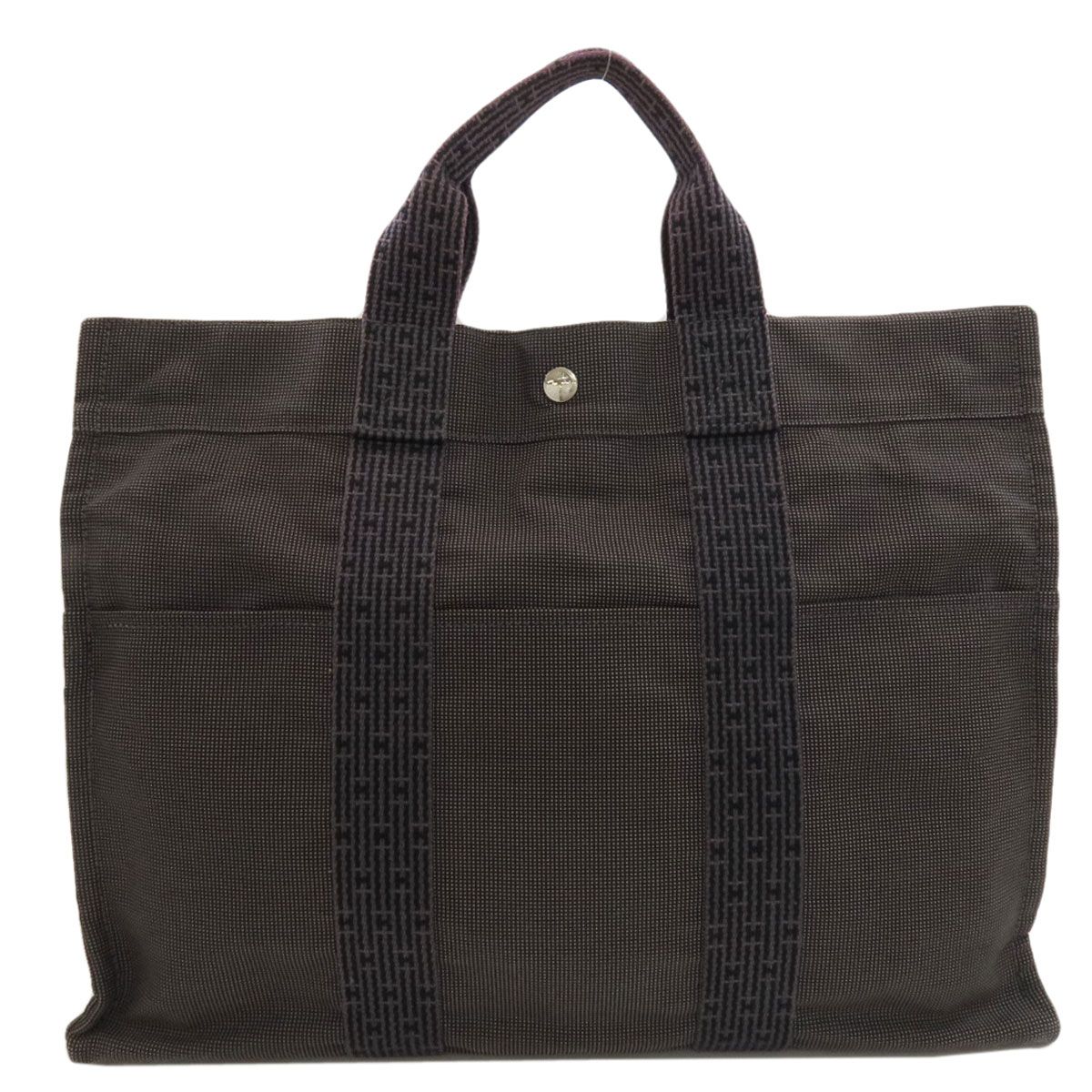Hermes Herline Tote MM Handbag Canvas — view 2
