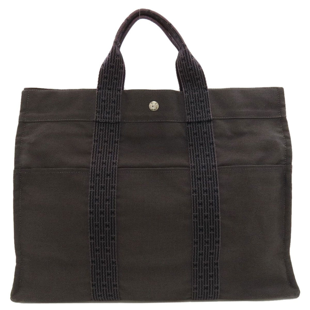 Hermes Herline Tote MM Handbag Canvas