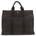 Hermes Herline Tote MM Handbag Canvas
