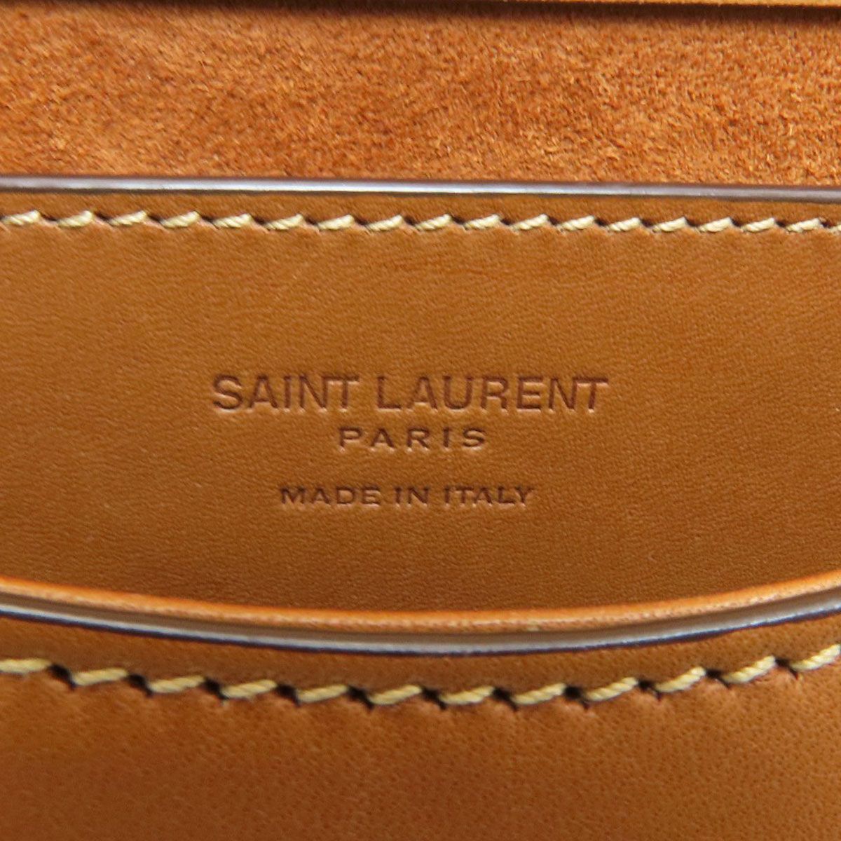 Saint Laurent Voltaire Mini Top Handle Cassandra Handbag Leather — view 6
