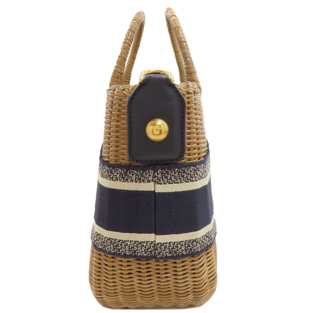 Dior Wicker Oblique Handbag Rattan — view 3