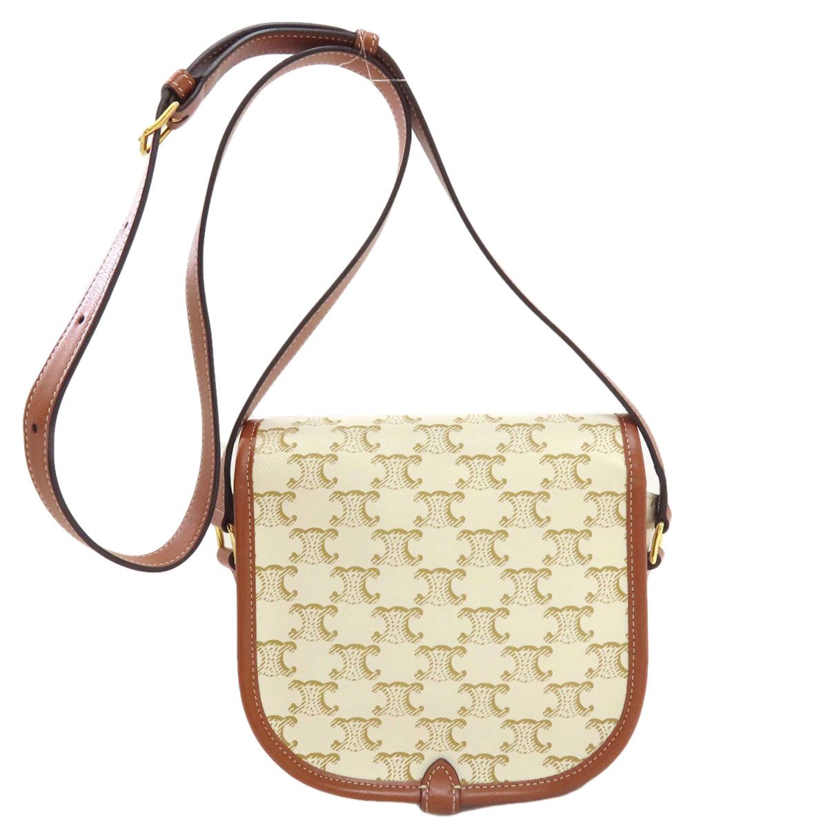 Celine Folco Triomphe Shoulder Bag Leather — view 2