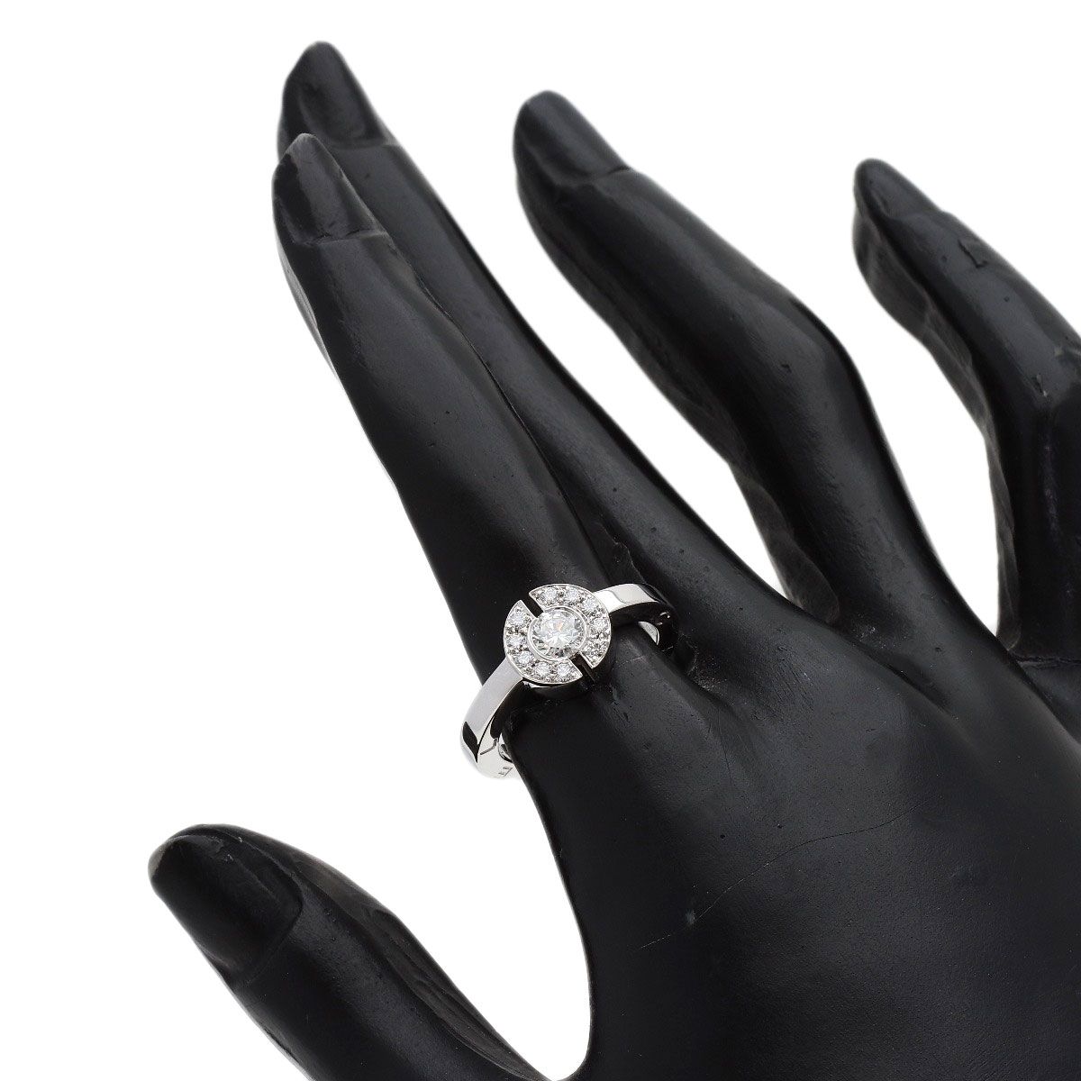 Chanel Diamond 53 Ring 18K White Gold — view 7