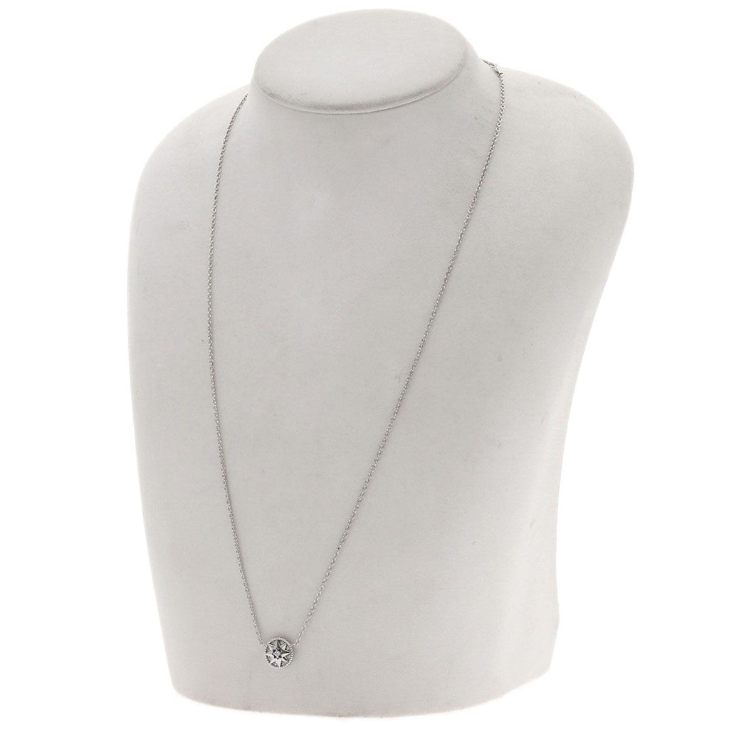 Dior Rose Des Vents Diamond Small Necklace 18k White Gold — view 4