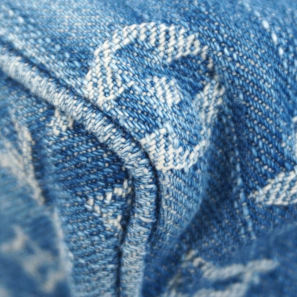 Louis Vuitton Handbag Monogram Denim Nano Speedy Blue 2-Way Bag — view 6