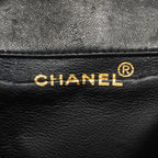 Chanel Backpack Quilted Lambskin Black Gold — view 5